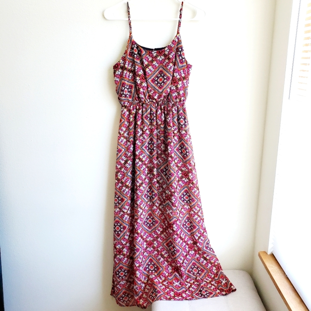 EUC Maxi Dress with Cutout Back